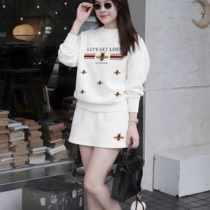 Bộ Nỉ Áo+Chân Váy | BEE 01