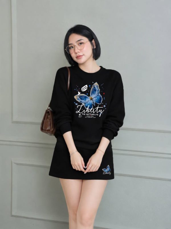 Bộ Nỉ Áo+Chân Váy | Liberty 01