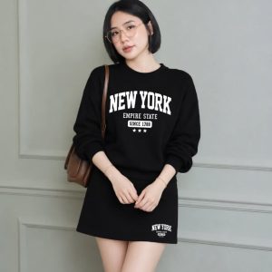 Bộ Nỉ Áo+Chân Váy | NewYork 01